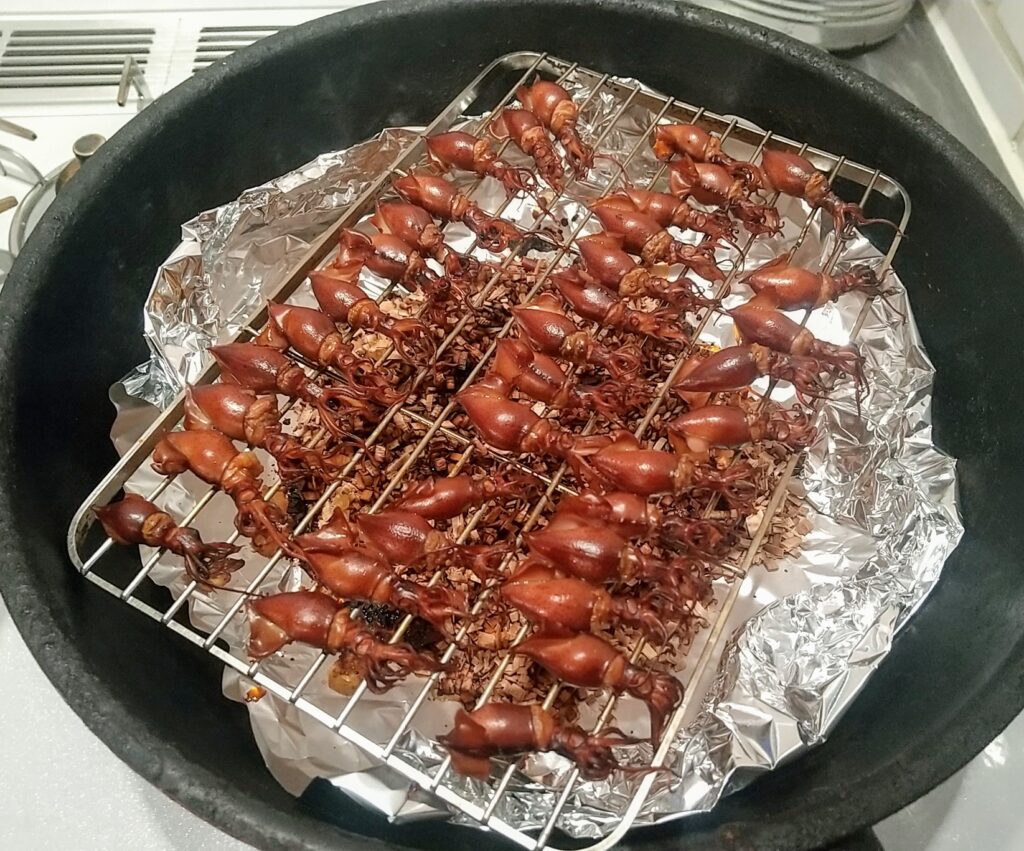ホタルイカの美味しい食べ方 燻製編 ねずみシェフの簡単作り方レシピ ねずみとうさぎの台所